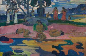 Mahana no atua painting by Paul Gauguin