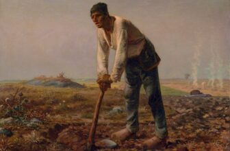 Man With A Hoe painting by Jean Francois Millet