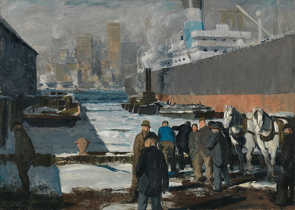 Men of the Docks Painting by George Wesley Bellows Men of the Docks Painting by George Wesley Bellows