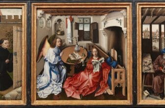 Mérode Altarpiece painting by Robert Campin