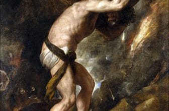 Sisyphus painting by titian