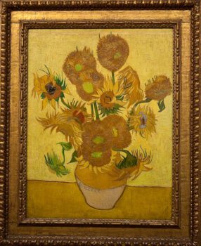 Sunflowers painting by van gogh