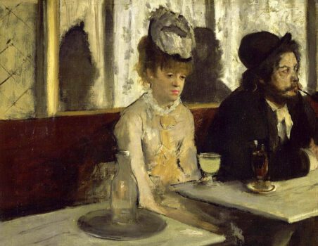The Absinthe Drinker Painting by Edgar Degas