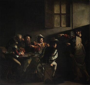 The Calling of Saint Matthew Painting by Caravaggio