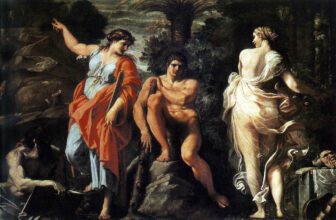The Choice of Hercules Painting by Annibale Carracci