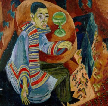 The Drinker Painting