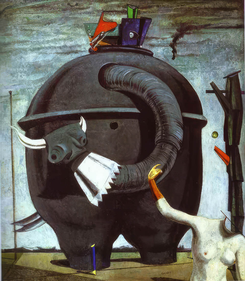 The Elephant Celebes Painting by Max Ernst The Elephant Celebes Painting by Max Ernst