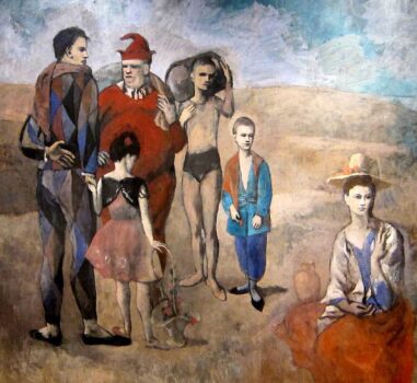 The Family of Saltimbanques Painting by Pablo Picasso
