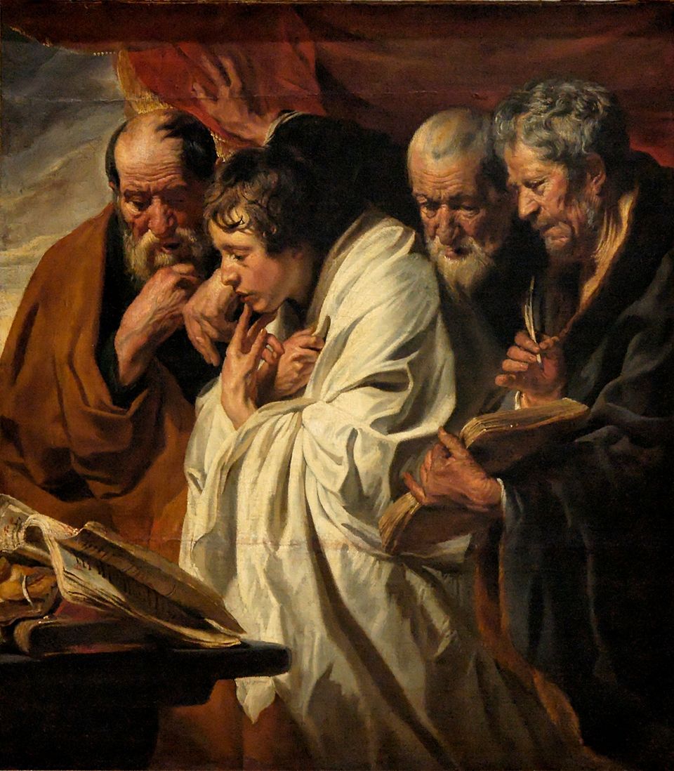 The Divine Message: The Four Evangelists Jacob Jordaens The Divine Message: The Four Evangelists Jacob Jordaens