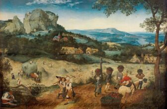 The Hay Harvest Painting by Pieter Bruegel The Elder