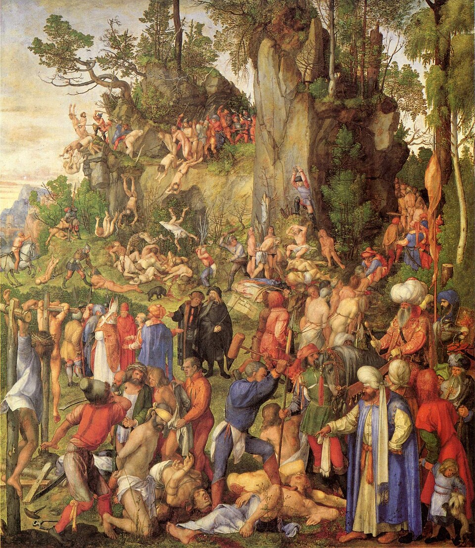 Ten Thousand Soldiers by Albrecht Dürer’s The Martyrdom Ten Thousand Soldiers by Albrecht Dürer’s The Martyrdom