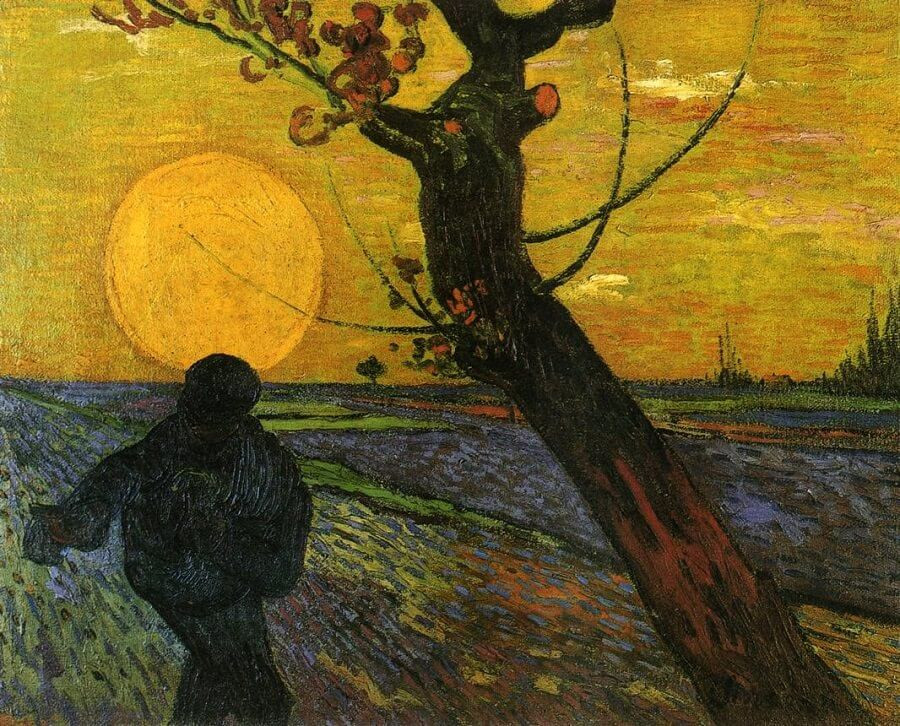 The Shadow of a Painter in a Field of Wheat: The Sower The Shadow of a Painter in a Field of Wheat: The Sower