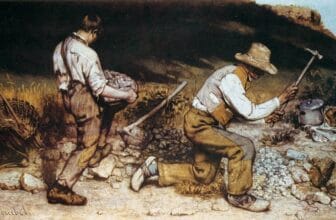 The Stone Breakers painting by Gustave Courbet