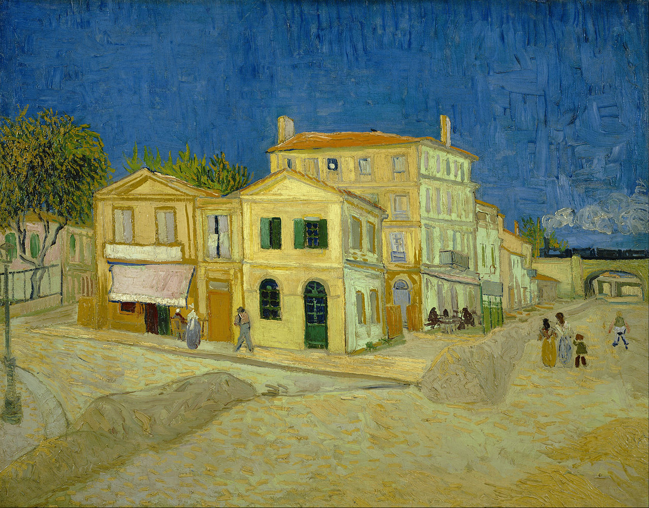 The Street the Yellow House Painting by Vincent van Gogh The Street the Yellow House Painting by Vincent van Gogh