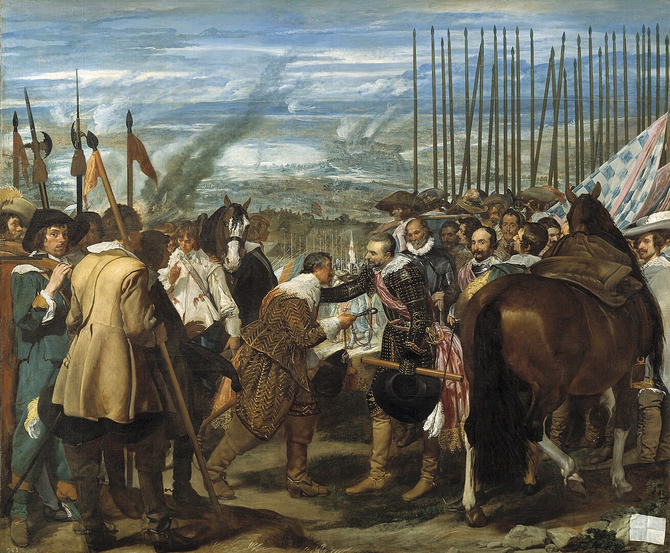 The Peaceful Surrender of Breda Painting by Diego Velázquez The Peaceful Surrender of Breda Painting by Diego Velázquez