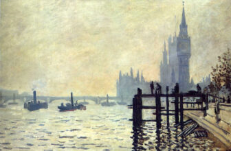 The Thames below Westminster painting by Claude Monet