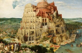 The Tower of Babel Painting