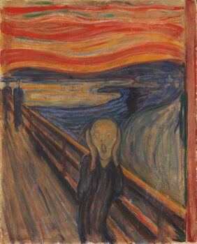 The scream painting by edvard munch