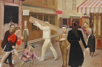 The street Painting by Balthus