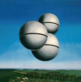 The voice of space painting by Rene Magritte