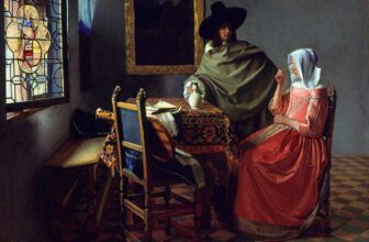 The wine glass painting by Johannes Vermeer