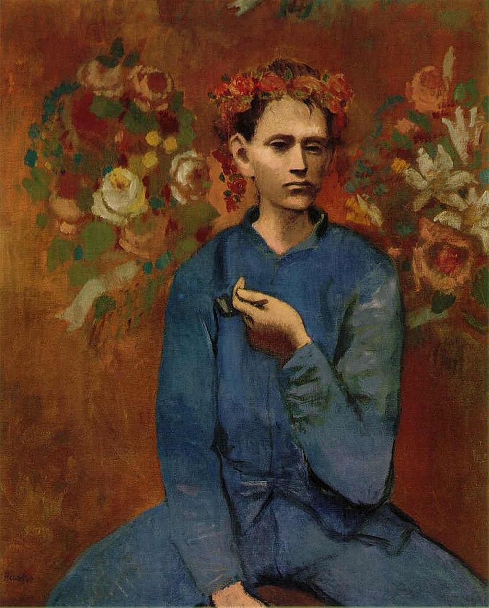 Parisian Boy: Garcon a la Pipe Painting by Picasso Parisian Boy: Garcon a la Pipe Painting by Picasso