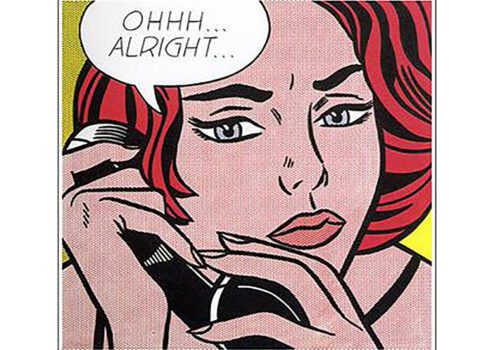 Ohhh alright painting by roy lichtenstein
