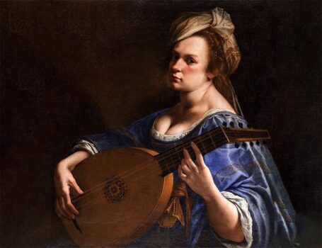 Artemisia Gentileschi Self-Portrait Lute Player
