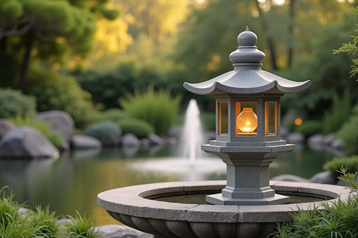 Lantern Sculpture: A Symbol of Tranquility, Illumination, and Fortune Lantern Sculpture: A Symbol of Tranquility, Illumination, and Fortune