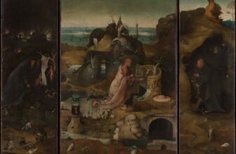 Contemporary Art : Renaissance Baroque Artist And Paintings 17 Hermit Saints Triptych painting by Hieronymus Bosch