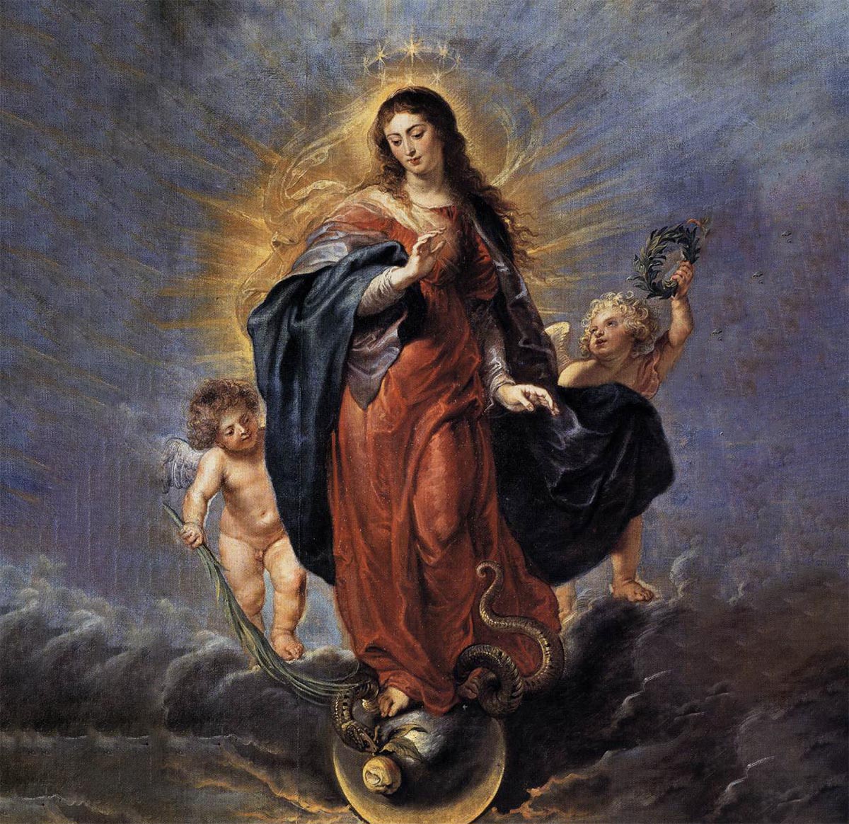 Immaculate Conception: A Divine Grace of Canvas Masterpiece Immaculate Conception: A Divine Grace of Canvas Masterpiece