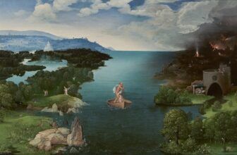 Landscape with Charon Crossing the Styx painting