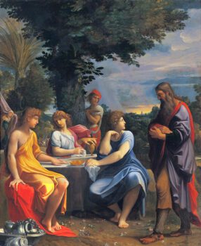 Ludovico Carracci Abraham and the Three Angels