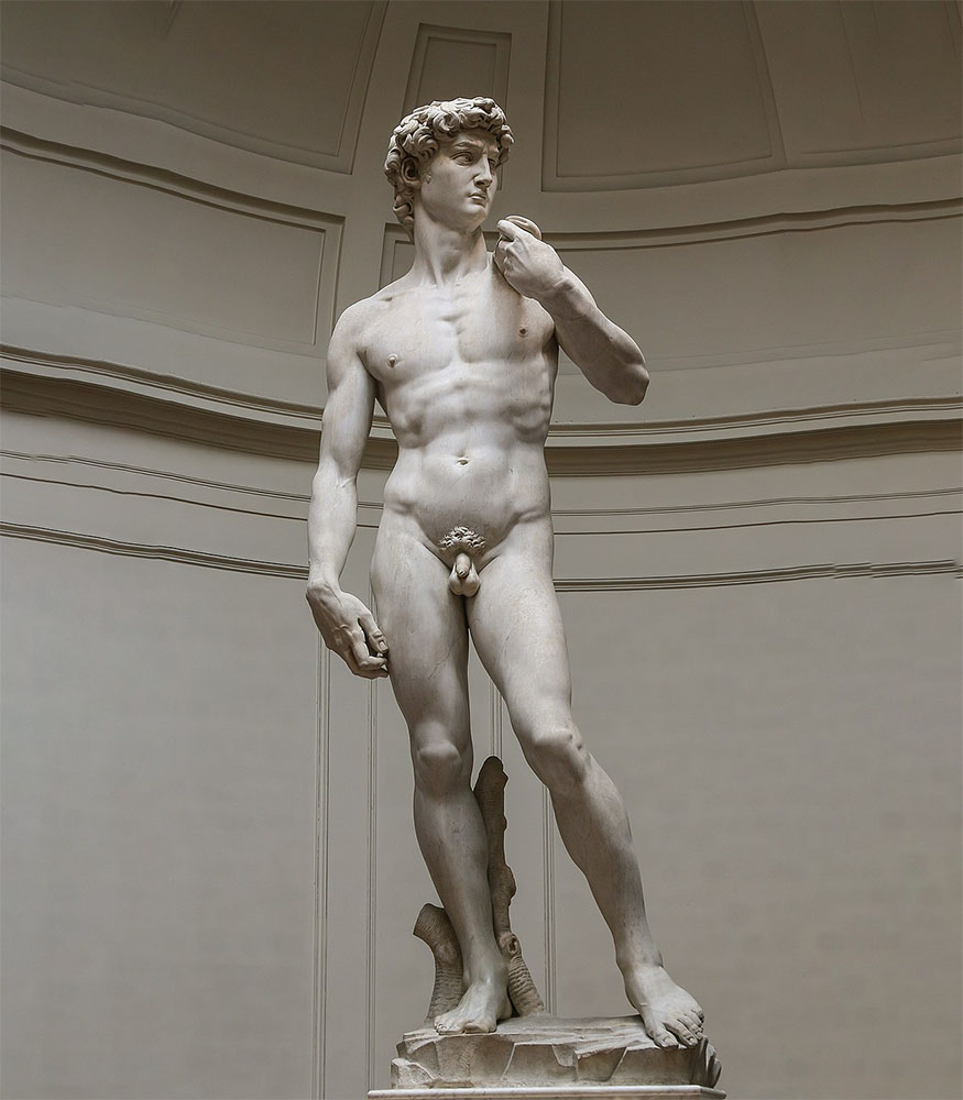 Michelangelo’s David: A Masterpiece in White Rock Michelangelo’s David: A Masterpiece in White Rock