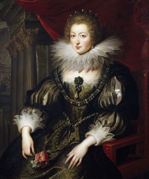 Portrait of Anne of Austria painting by Peter Paul Rubens