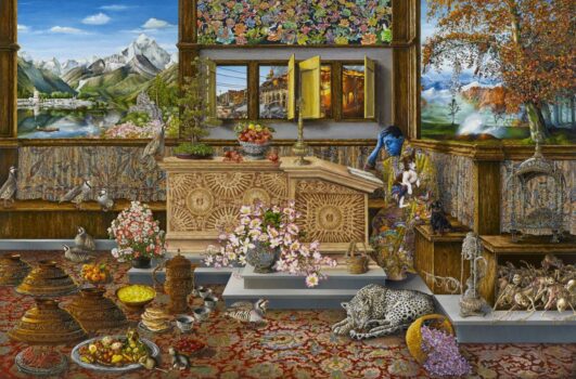 Raqib Shaw Self Portrait
