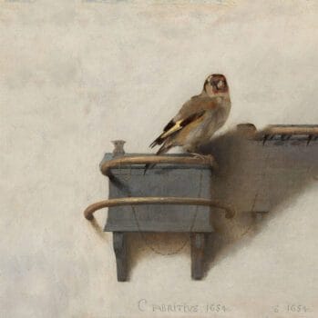 The Goldfinch Painting by Carel Fabritius