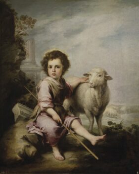 The Good Shepherd Painting by Bartolomé Esteban Murillo