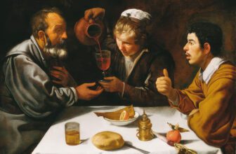 The Lunch painting by Diego Velazquez