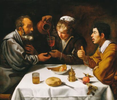 The Lunch painting by Diego Velazquez