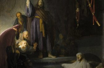 The Raising of Lazarus painting by Rembrandt
