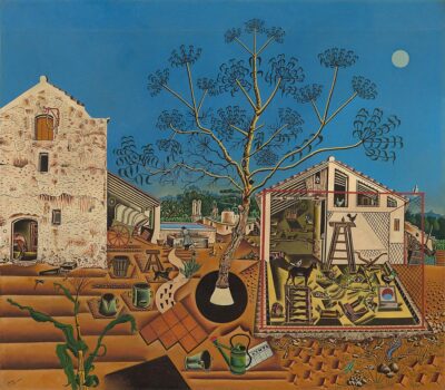 The farm painting by joan miro
