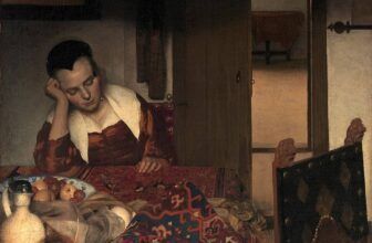 A Maid Asleep by Johannes Vermeer