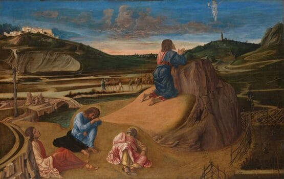 Agony in the garden painting by giovanni bellini