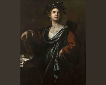 Clio muse of history painting by artemisia gentileschi