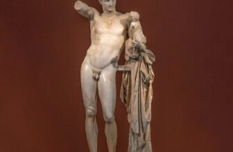 Hermes and the Infant Dionysus Sculpture by Praxiteles of Athens