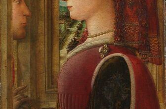 Portrait of a Woman with a Man at a Casement