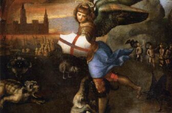Saint michael painting by raphael