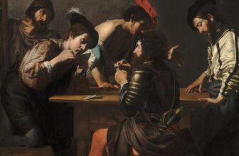 Soldiers Playing Cards and Dice painting Valentin de Boulogne