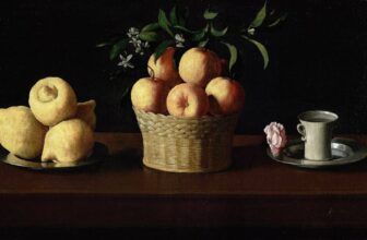Still Life with Lemons, Oranges and a Rose painting by Francisco de Zurbarán